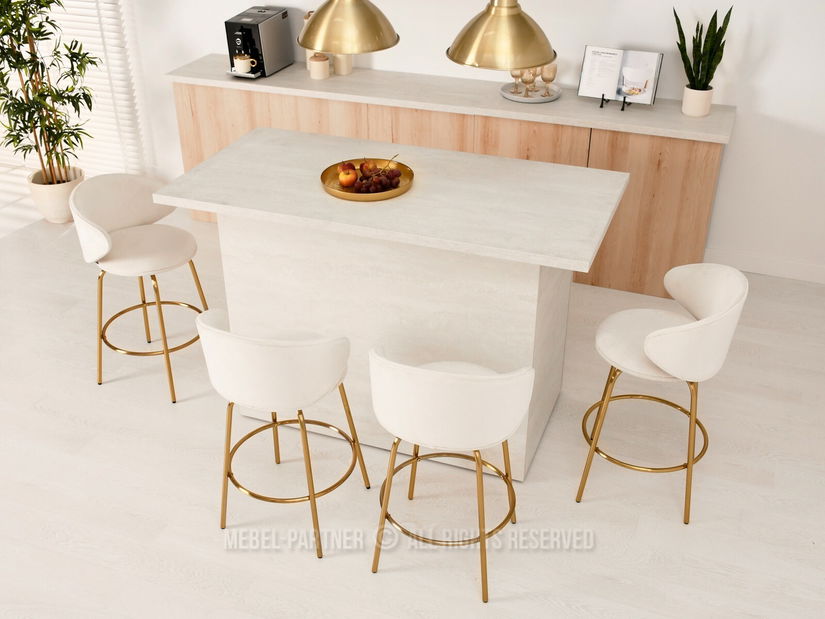 Scaun Jared (crem + auriu) *resigilat