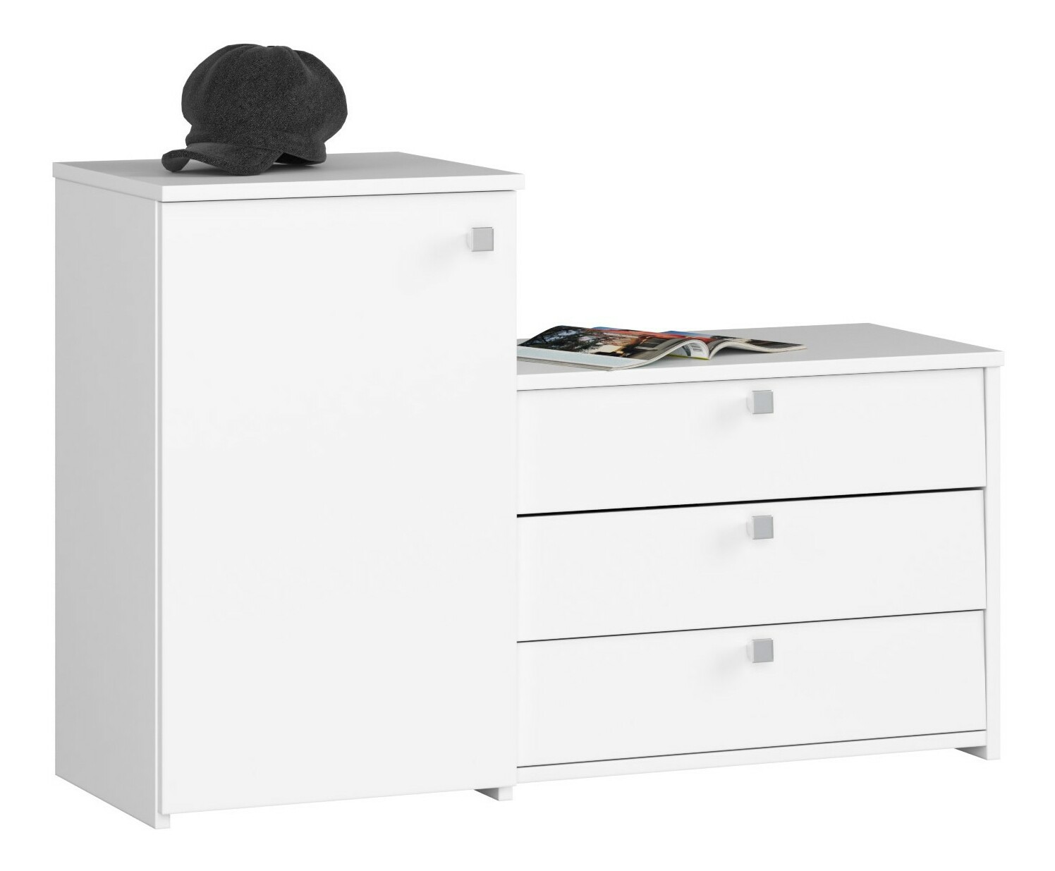 Cipőtároló Sirocco (fehér)