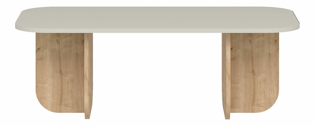 Măsuță cafea Berkinda (Stejar safir + nisipiu)