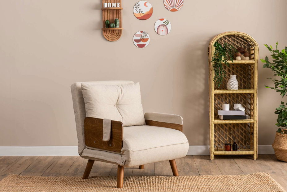 Kreslo Como S (krémová)