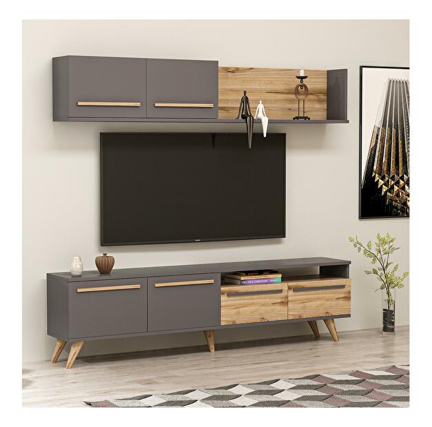 Mobilier living Valobe 2 (Nuc + antracit) 