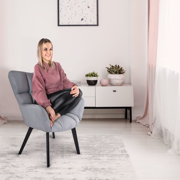 Fotoliu relax Fonndy (gri)