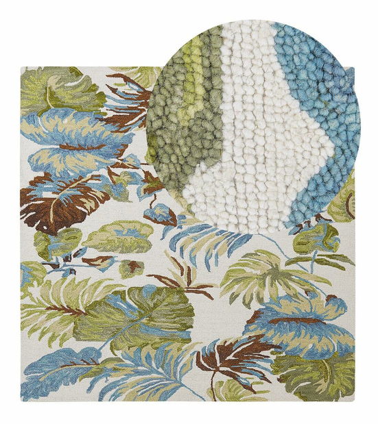 Koberec 200 x 200 cm Kink (viacfarebná)