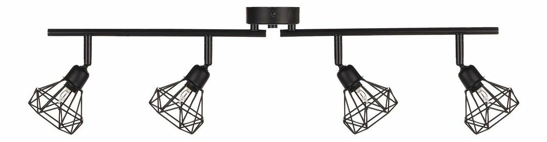 Nástenné osvetlenie Erick (čierna)