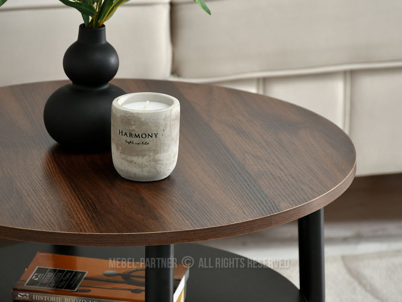 Konferenčný stolík Randolf S (orech + čierna)