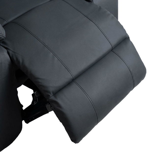 Fotoliu masaj Jornaleros (piele ecologică negru) 