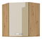 Sarok felső konyhaszekrény Arryn 58x58 GN-90 1F (artisan tölgy + fényes cappuccino )