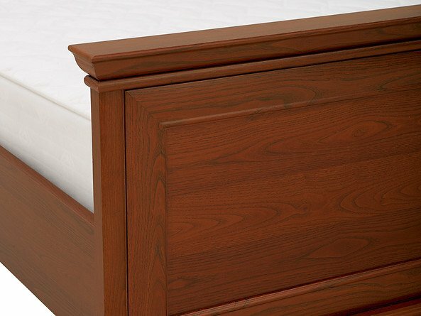 Manželská posteľ 160 cm BRW KENT ELOZ 160 (Gaštan)