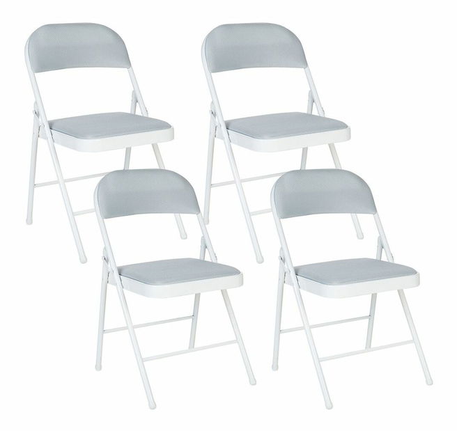 Set 4 ks konferenčných stoličiek Segar (sivá) 