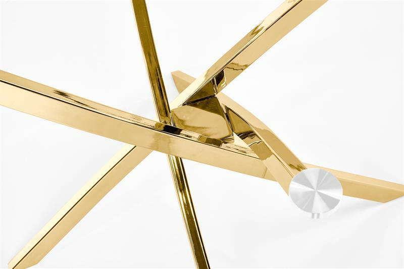 Dohányzóasztal Tran (természetes fa + fekete)