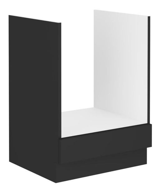 Dulap inferior pentru cuptor încorporat Sobera 60 D GAZ BB (negru)