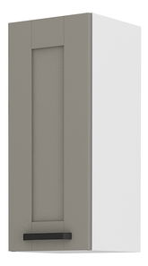 Horná kuchynská skrinka Lucid 30 G 72 1F (claygrey + biela)