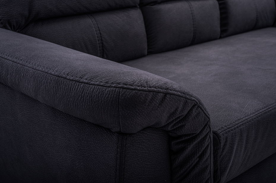 Canapea trei locuri Dina 2 (negru)