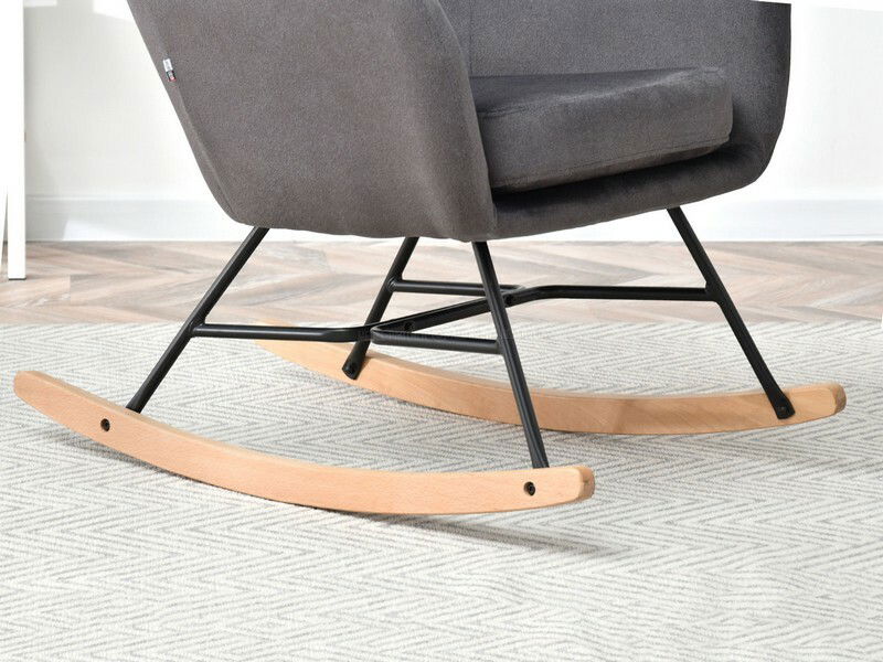 Fotoliu Nesia (grafit + negru)