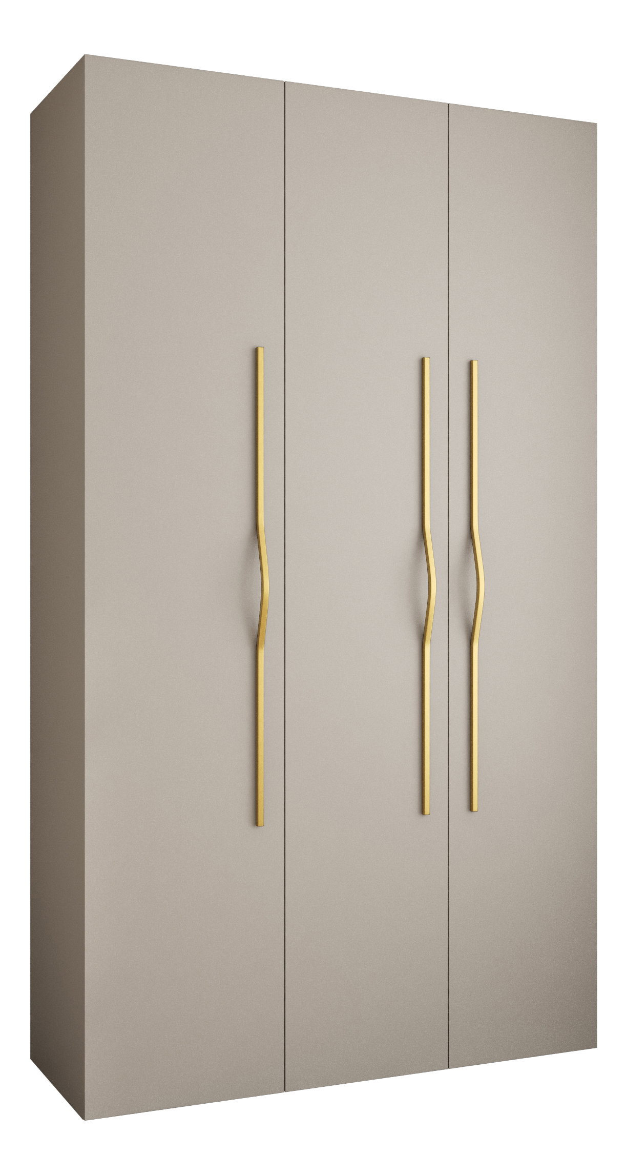 Ruhásszekrény 140 cm Carmela 40-2 (kasmír + arany)