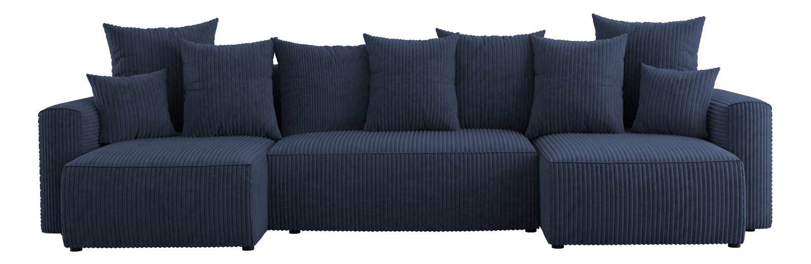 Kutna garnitura Denia U (tamnoplava)