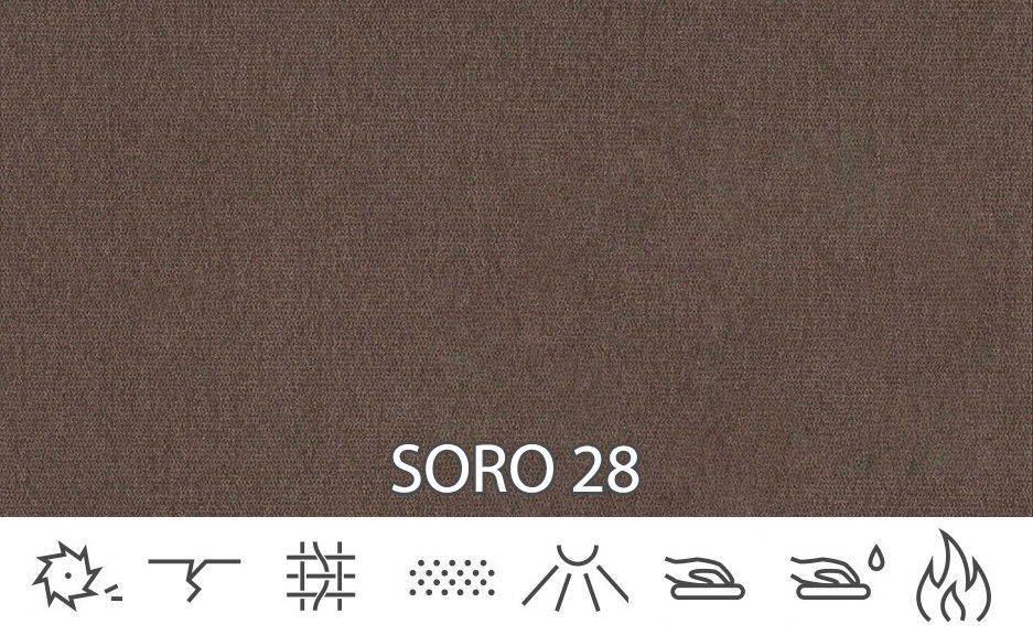 Kutna garnitura- Lunara (smeđa) (D)