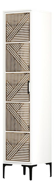 Ruhásszekrény Kiara P (fehér)