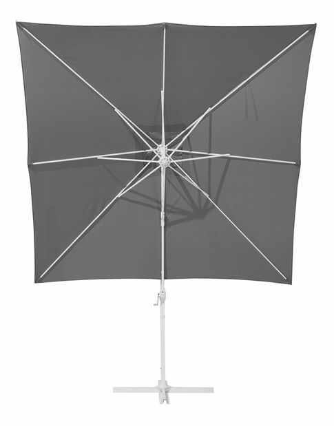 Umbrelă de grădină MANIZA (alb + gri închis)
