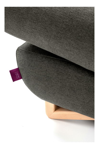 Colțar Aveley (gri inchis) (S)