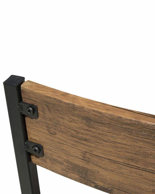 Set 6ks. jedálenských stoličiek Lasido (tmavohnedá)