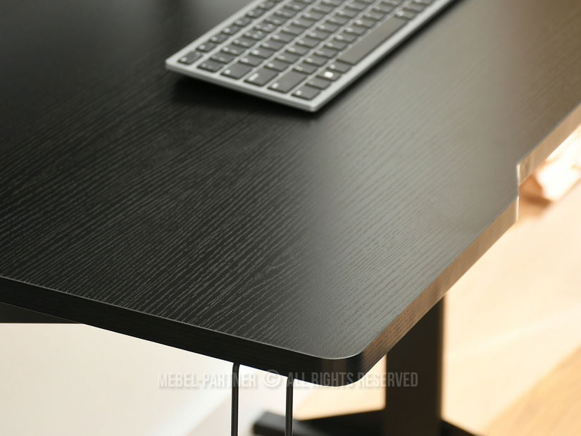 Masă PC Matts 115 (lemn negru + negru)