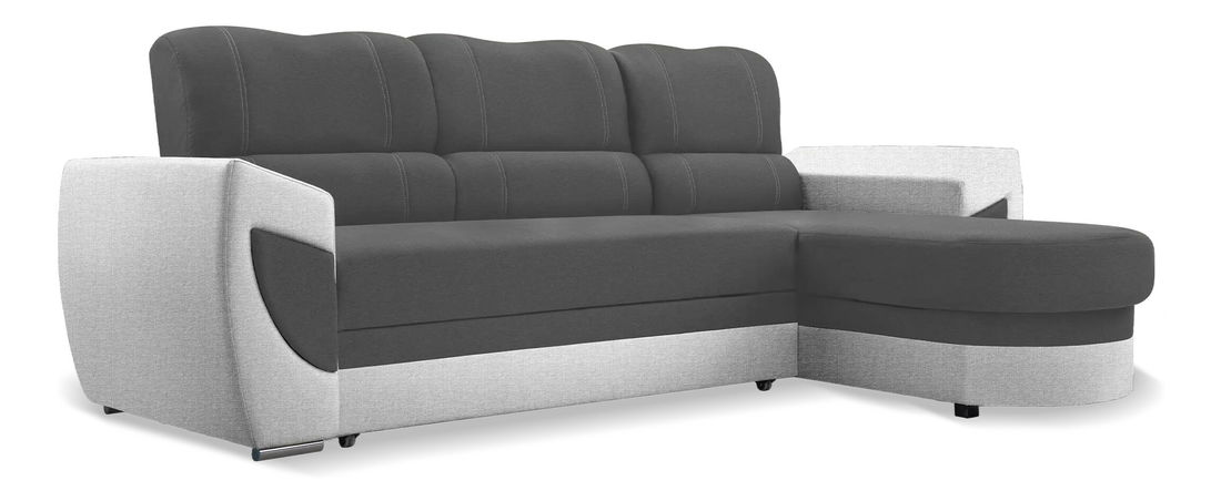 Sarokkanapé Trento (szürke + világosszürke) (J)