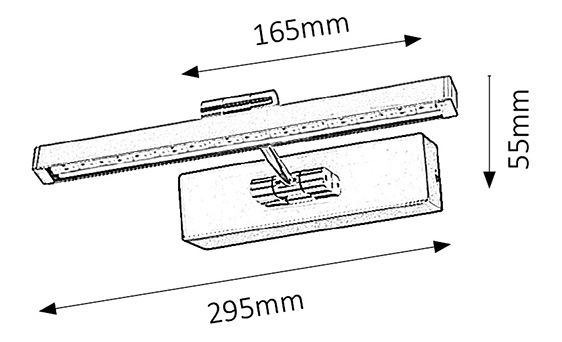 Závesné svietidlo Picture Guard 3640 (chrómová)