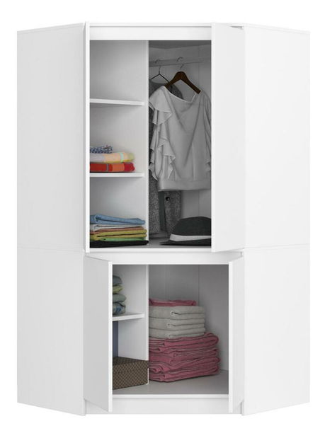 Sarokszekrény Sumergible (fehér)