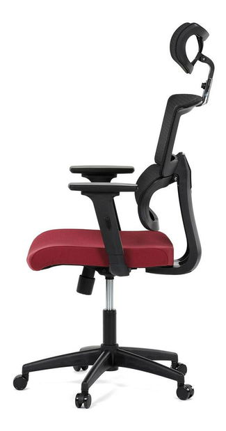 Irodai fotel Kurosadas (bordó + fekete)