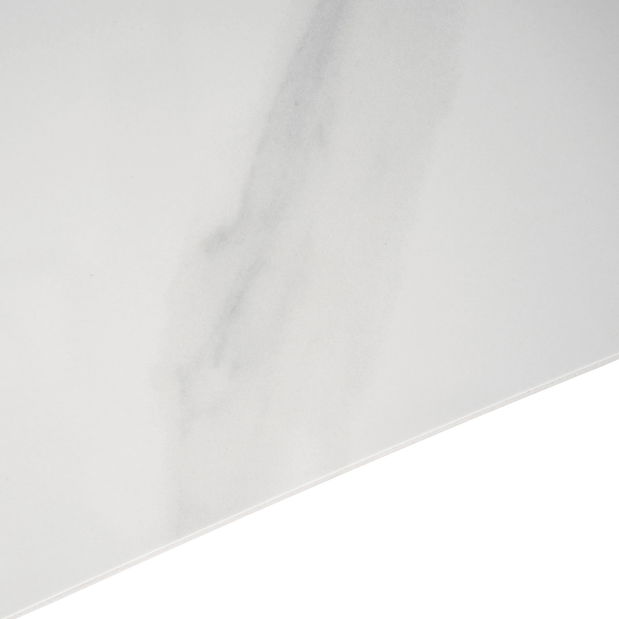 Set 2 konferenčných stolíkov Texarkana (mramor biely + zlatá) 