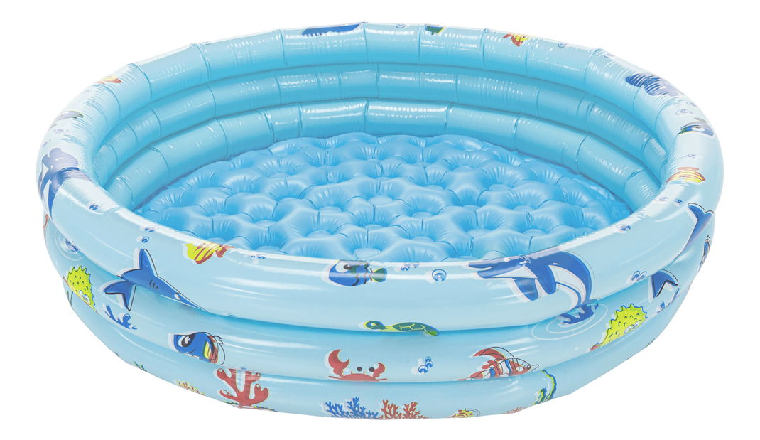 Dječji bazen na napuhavanje Leah (plava + uzorak)