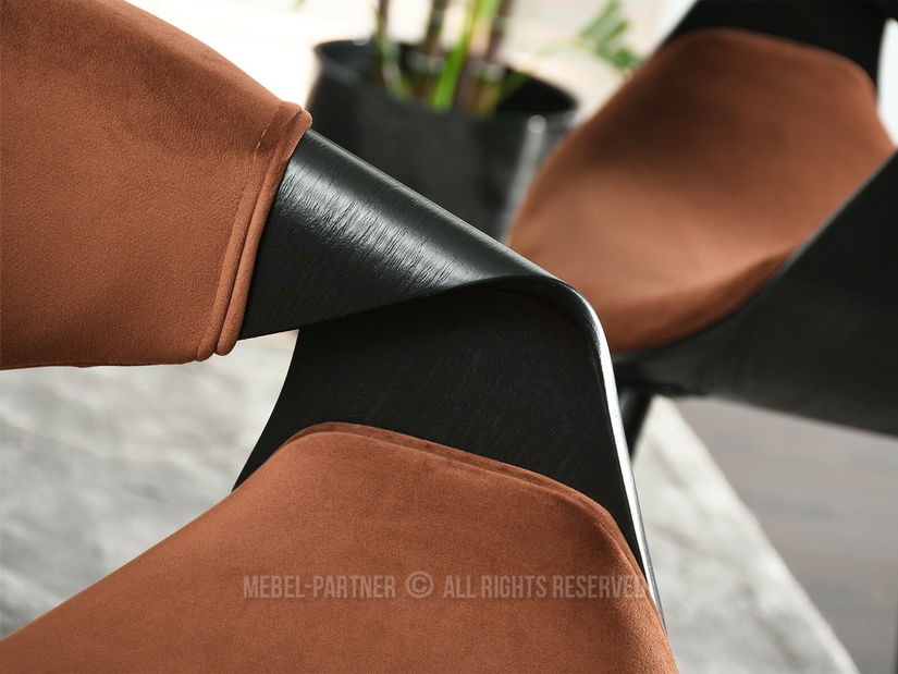 Scaun sufragerie Busque (negru)