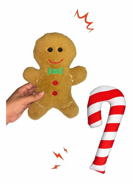 Hračka pre psa Havia (hnedá + červená)