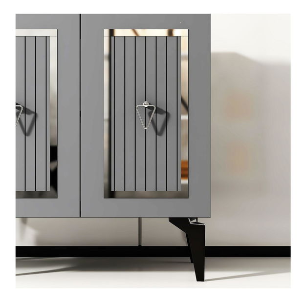 Skrinka Lideke 3 (antracit + strieborná) 