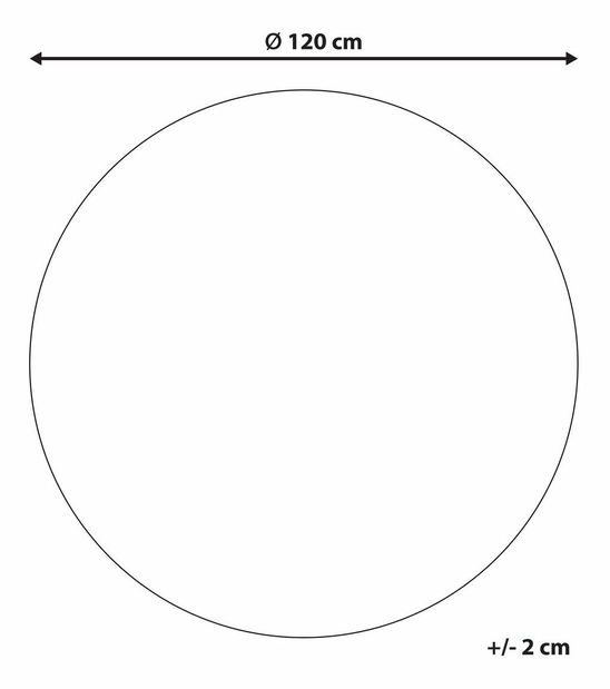 Koberec 120 cm GOLAG (béžová)