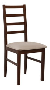 Blagovaonska stolica Zafir VIII (krem + orah)