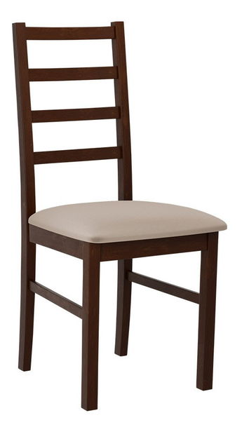 Scaun bucătărie Zafir VIII (crem + nuc)