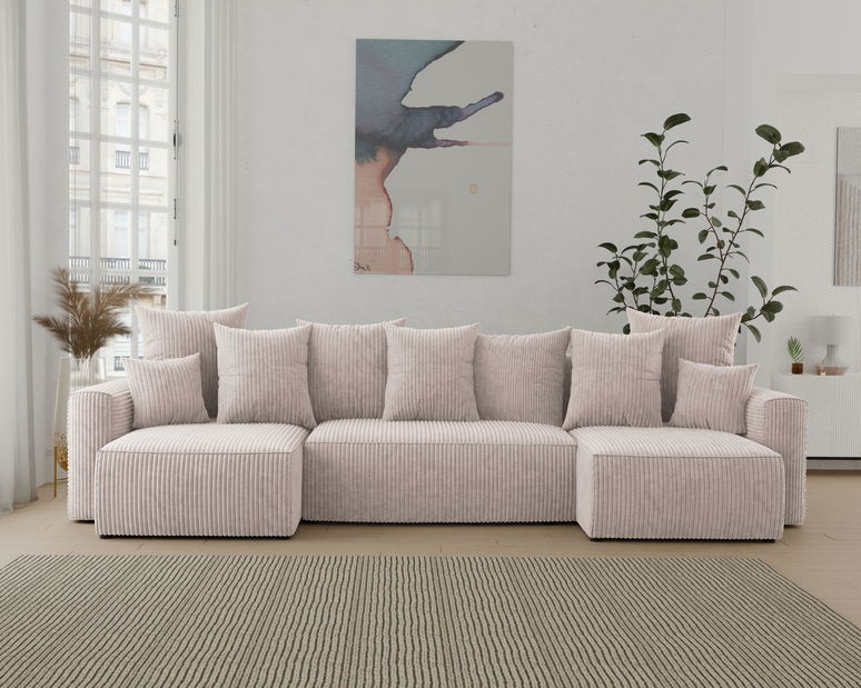 Colțar Denia U (bej deschis)