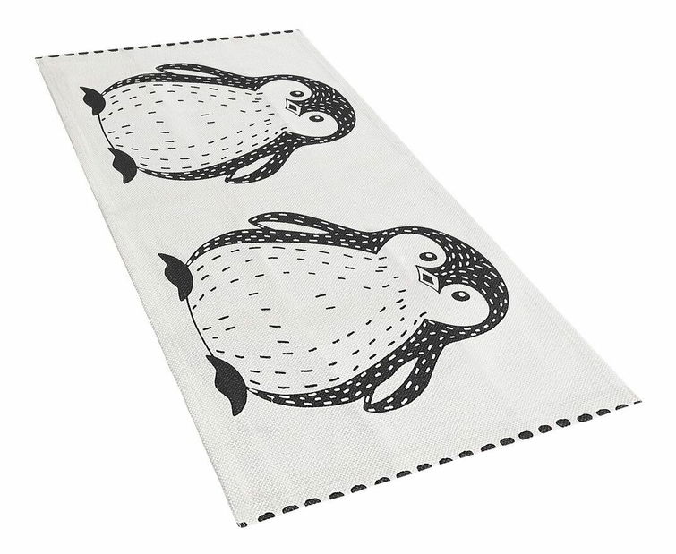 Covor 60x90 cm HARAB (negru + alb)