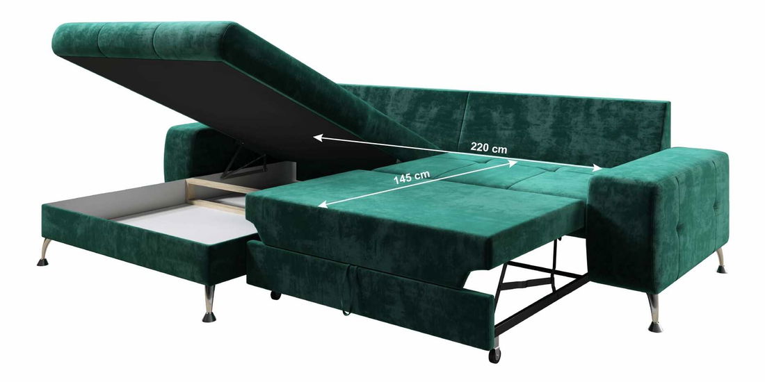 Kutna garnitura na razvlačenje Varat (monolith 37) (L) 