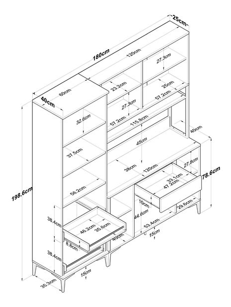 Konyhaszekrény szett Jenaretta 33 (fehér + fekete)