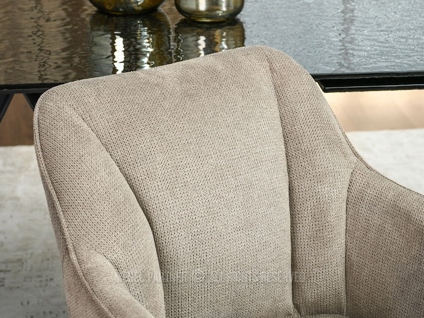 Stolička Bonita (béžová + čierna)