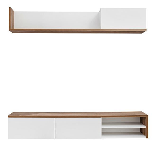 Mobilier living Dalton RSW DL (stejar sterling + alb mat)