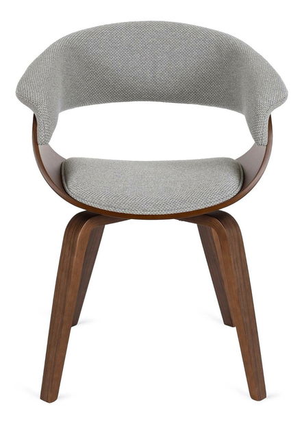 Scaun sufragerie Generosas 2 (gri + nuc) 