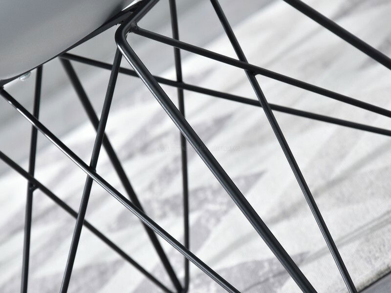 Stolica Large Rod (siva + crna)