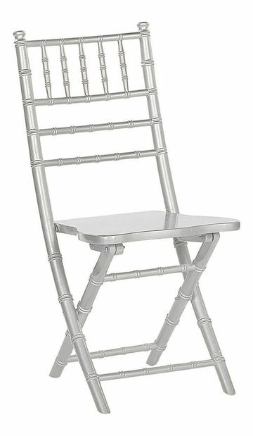 Set 4 buc scaune de sufragerie MASSA (argintiu)