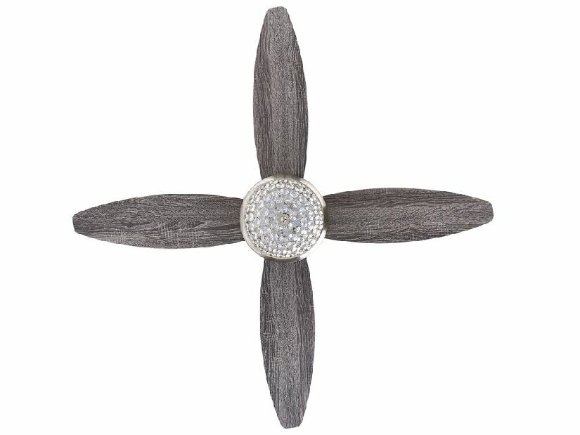 Stropni ventilator sa svjetlom Zabrina (srebrna) 