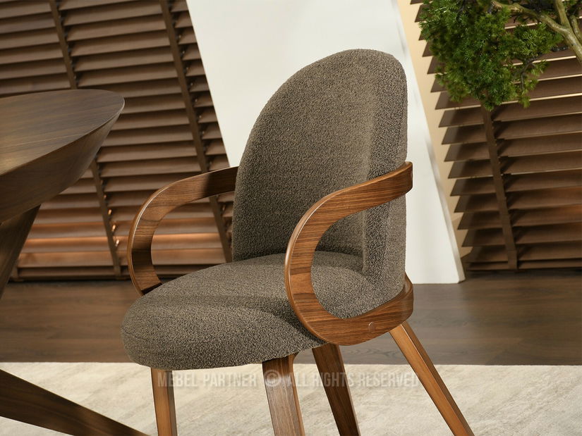 Scaun sufragerie Midieron (maro)