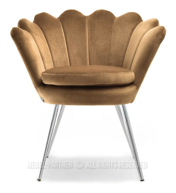 Fotel Lasair (arany + króm)